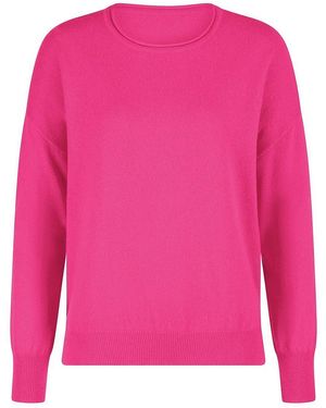 Peter Hahn Rundhals-Pullover Kaschmir - Pink