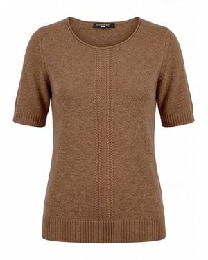 Fadenmeister Berlin Rundhals-Pullover - Braun