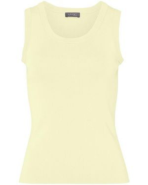 Mybc Stricktop Rundhals-Ausschnitt - Gelb