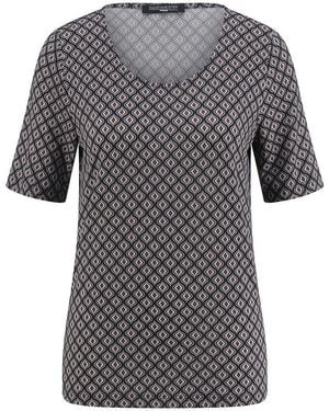 Fadenmeister Berlin Rundhals-Shirt - Grau