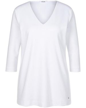 efixelle V-Shirt 3/4-Arm - Weiß