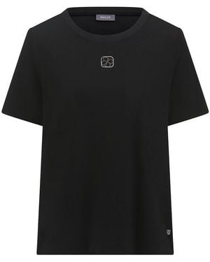 Basler Rundhals-Shirt - Schwarz
