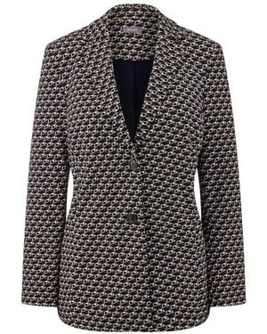 Basler Jersey-Blazer - Schwarz