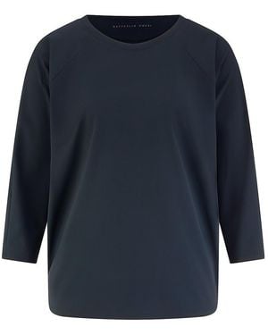 RAFFAELLO ROSSI Rundhals-Shirt 3/4-Arm - Blau