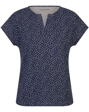 Green Cotton Shirt Asta - Blau