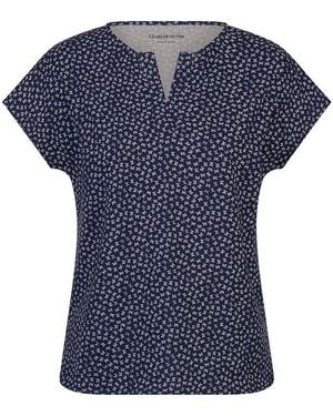 Green Cotton Shirt Asta - Blau