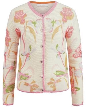 Herzen's Strickjacke - Pink