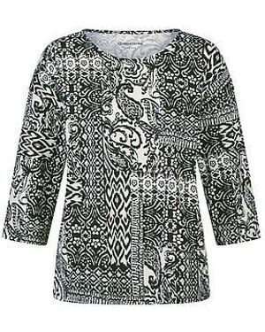 Green Cotton Shirt Gurli Van - Grijs