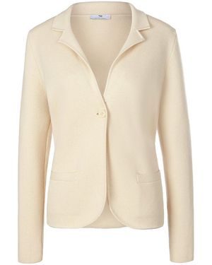 Peter Hahn Strickblazer, , gr. 38, schurwolle - Natur