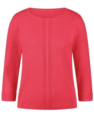 Peter Hahn Rundhals-Pullover - Rot