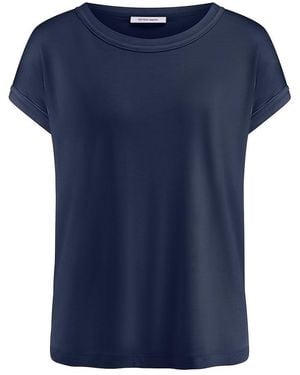 Peter Hahn Rundhals-Shirt - Blau