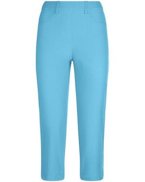 Peter Hahn Capri-Hose Passform Sylvia - Blau