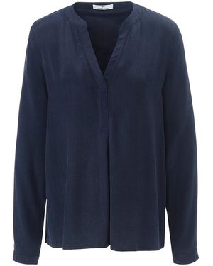 Peter Hahn Bluse, , gr. 36, kunstfaser - Blau