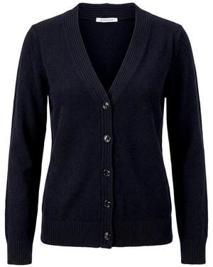Peter Hahn Strickjacke - Blau