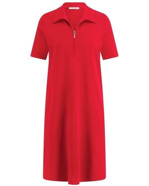 Peter Hahn Polo-Kleid - Rot