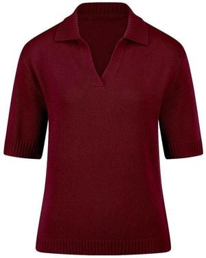 Peter Hahn Pullover polokragen - Rot