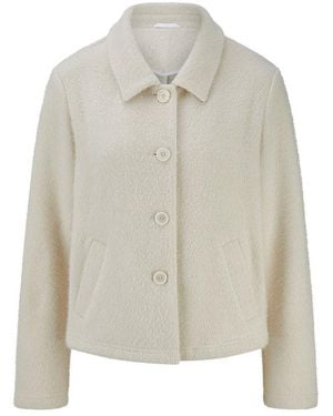 Peter Hahn Jersey-Jacke - Weiß
