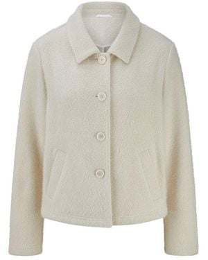 Peter Hahn Jersey-Jacke - Weiß