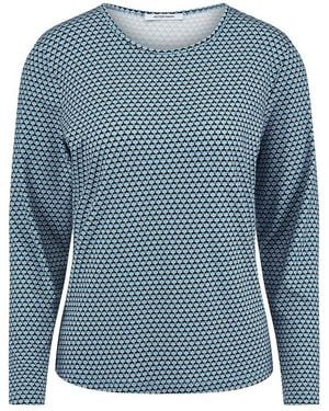 Peter Hahn Rundhals-Shirt - Blau