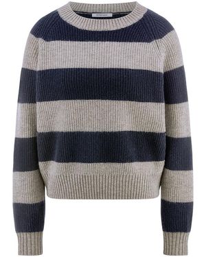 Peter Hahn Rundhals-Pullover - Blau