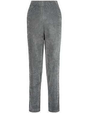 DAY.LIKE Straight Fit-Cordbroek Steekzakken Van - Grijs