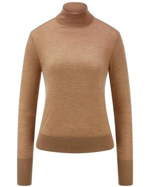 Peter Hahn Rundhals-Pullover - Braun