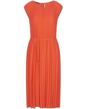 Basler Plissee-Kleid - Rot