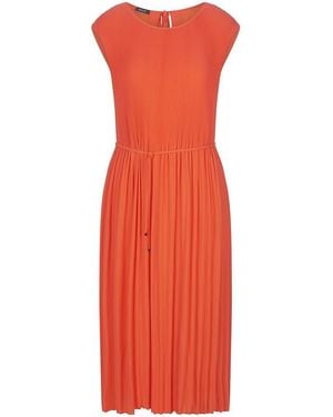 Basler Plissee-Kleid - Rot