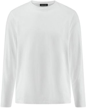 Louis Sayn Longsleeve Rundhals-Ausschnitt - Weiß