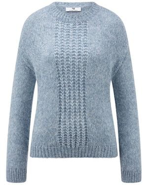 Peter Hahn Rundhals-Pullover - Blau