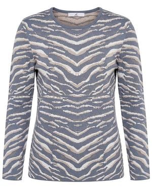 Emilia Lay Rundhals-Pullover - Blau