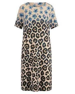 Peter Hahn Jersey Jurk Van - Wit