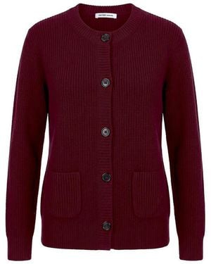 Peter Hahn Strickjacke - Rot