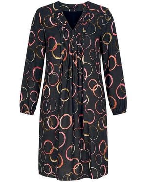 Emilia Lay Kleid V-Ausschnitt - Schwarz
