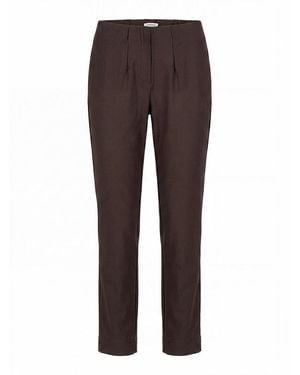 KjBRAND Knöchellange Slim Fit-Hose - Braun