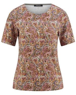 Peter Hahn Rundhals-Shirt - Braun