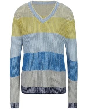 Mybc V-Pullover - Blau