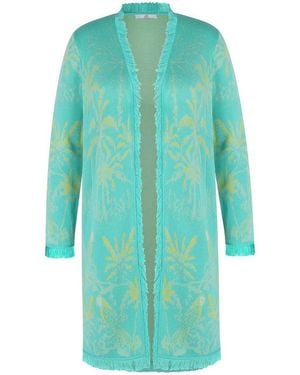 Emilia Lay Strickmantel - Blau