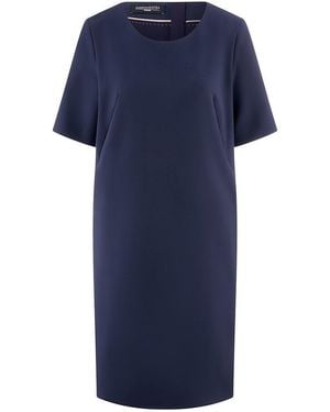 Fadenmeister Berlin Kleid Rundhals-Ausschnitt - Blau