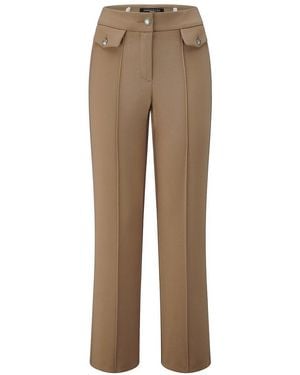 Fadenmeister Berlin Straight Fit-7/8 Hose - Natur