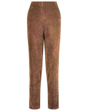 DAY.LIKE Straight Fit-Cord-Hose - Braun