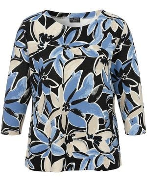 Via Appia Due Struktur-Shirt 3/4-Arm - Blau