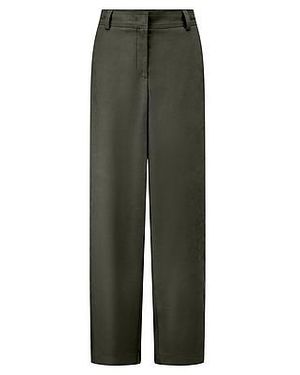 Peter Hahn Enkellange Modern Fit-Broek Van - Groen