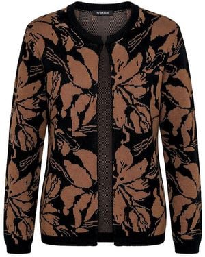 Peter Hahn Strickjacke - Schwarz