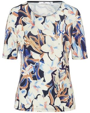 Peter Hahn Rundhals-Shirt - Blau