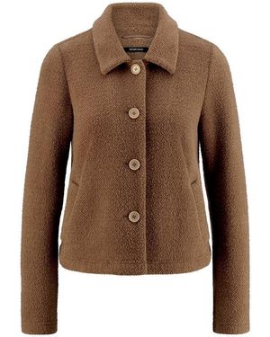 Peter Hahn Jersey-jacke - Braun