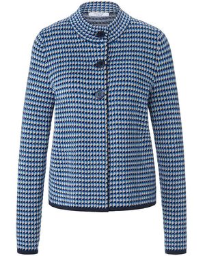 mayfair by Peter Hahn Strickjacke, , gr. 38, baumwolle - Blau