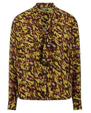 Basler Blouse Kraagstrik Van - Geel