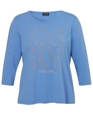 Via Appia Due Rundhals-Shirt 3/4-Arm - Blau