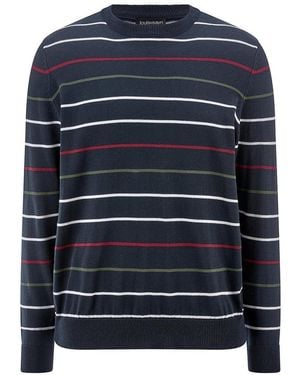 Peter Hahn Rundhals-Pullover - Blau